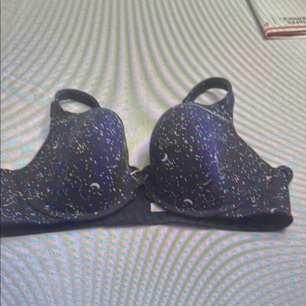 Women's Black Starry Night Bra